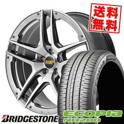 215/45R17 91W XL BRIDGESTONE ブリヂストン ECOPIA NH200 RMP 025SV RMP 025SV サマータイヤホイール4本セット 【取付対象】