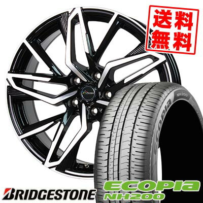 205/55R16 91V BRIDGESTONE ブリヂストン ECOPIA NH200 Chronus CH-112 クロノス CH-112 サマータイヤホイール4本セット 【取付対象】