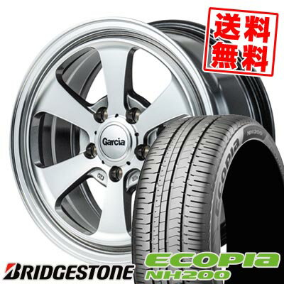 205/60R16 92H ブリヂストン ECOPIA NH200 Garcia Dallas6 サマータイヤホイール4本セット 【取付対象】