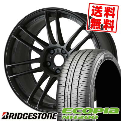 215/55R17 94V ブリヂストン ECOPIA NH200 WORK EMOTION ZR7 サマータイヤホイール4本セット 【取付対象】