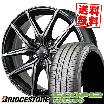 215/50R17 91V BRIDGESTONE ブリヂストン ECOPIA NH200 CEREBRO FT05 セレブロ FT05 サマータイヤホイール4本セット 【取付対象】