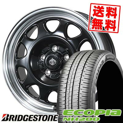 215/60R16 95H BRIDGESTONE ブリヂストン ECOPIA NH200 LANDFOOT SWZ ランドフット SWZ サマータイヤホイール4本セット 【取付対象】