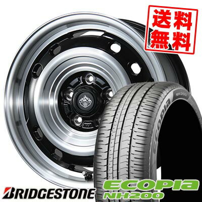 205/60R16 92H BRIDGESTONE ブリヂストン ECOPIA NH200 LANDFOOT XFG ランドフット XFG サマータイヤホイール4本セット 【取付対象】