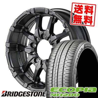 215/60R16 95H BRIDGESTONE ブリヂストン ECOPIA NH200 NITRO POWER M26 CROSS FANG ナイトロパワー M26 クロスファング サマータイヤホイール4本セット 【取付対象】