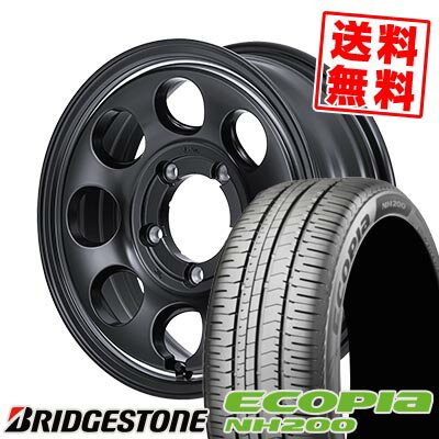 215/60R16 95H BRIDGESTONE ブリヂストン ECOPIA NH200 Garcia Palm8 ガルシア パーム8 サマータイヤホイール4本セット 【取付対象】