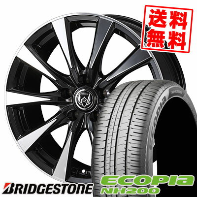 205/55R16 91V BRIDGESTONE ブリヂストン ECOPIA NH200 エコピア NH200 RIZLEY DI ライツレーDI サマータイヤホイール4本セット