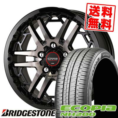 215/60R16 95H ブリヂストン ECOPIA NH200 WORK CRAG T-GRABIC3 サマータイヤホイール4本セット 【取付対象】