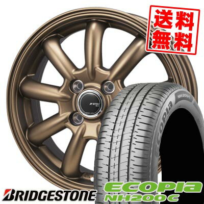 155/65R14 75H ブリヂストン ECOPIA NH200C JP STYLE Bany LIMITED EDITION サマータイヤホイール4本セット 【取付対象】