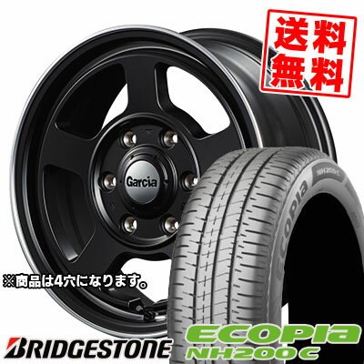 155/65R14 75H BRIDGESTONE ブリヂストン ECOPIA NH200C エコピア NH200C Garcia Chicago5 ガルシア シカゴ5 サマータイヤホイール4本セット