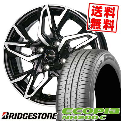 165/70R14 81S BRIDGESTONE ブリヂストン ECOPIA NH200C Chronus CH-112 クロノス CH-112 サマータイヤホイール4本セット 【取付対象】