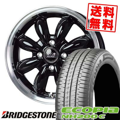 185/60R15 84H BRIDGESTONE ブリヂストン ECOPIA NH200C LaLa Palm CUP2 ララパーム カップ2 サマータイヤホイール4本セット 【取付対象】