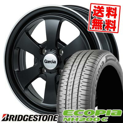 155/65R14 75H ブリヂストン ECOPIA NH200C Garcia Dallas6 サマータイヤホイール4本セット 【取付対象】