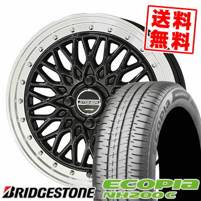 165/55R14 72V BRIDGESTONE ブリヂストン ECOPIA NH200C エコピア NH200C STEINER FTX シュタイナー FTX サマータイヤホイール4本セット