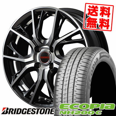 165/55R14 72V BRIDGESTONE ブリヂストン ECOPIA NH200C エコピア NH200C VERTEC ONE GLAIVE ヴァーテックワン グレイブ サマータイヤホイール4本セット