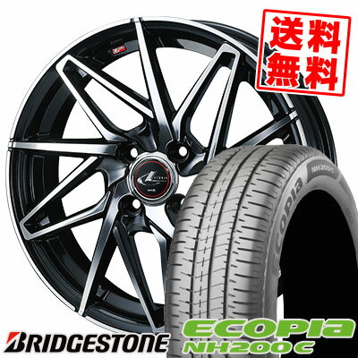 175/70R14 84S BRIDGESTONE ブリヂストン ECOPIA NH200C エコピア NH200C LEONIS IT レオニス IT サマータイヤホイール4本セット