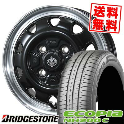 165/60R14 75H BRIDGESTONE ブリヂストン ECOPIA NH200C LANDFOOT SWZ ランドフット SWZ サマータイヤホイール4本セット 【取付対象】