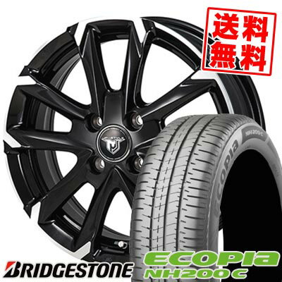 175/65R14 82S BRIDGESTONE ブリヂストン ECOPIA NH200C JP STYLE MJ-V ジェイピースタイル MJ-V サマータイヤホイール4本セット 【取付対象】