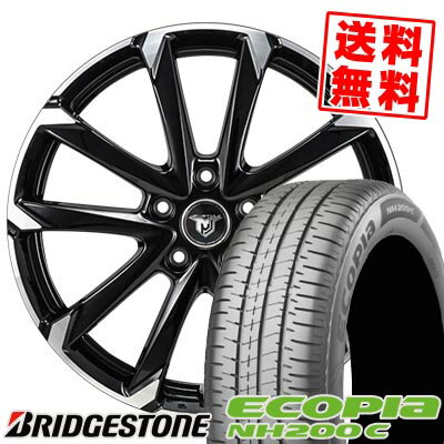 185/65R15 88S BRIDGESTONE ブリヂストン ECOPIA NH200C JP STYLE MJ-V ジェイピースタイル MJ-V サマータイヤホイール4本セット 【取付対象】