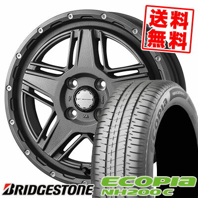 165/55R14 72V BRIDGESTONE ブリヂストン ECOPIA NH200C エコピア NH200C MUDVANCE 07 マッドヴァンス07 サマータイヤホイール4本セット