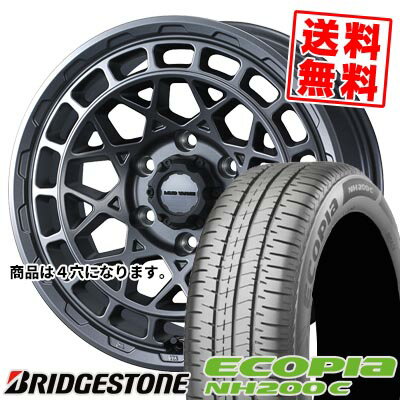 165/65R14 79S ブリヂストン ECOPIA NH200C MUDVANCE X Type M サマータイヤホイール4本セット 【取付対象】