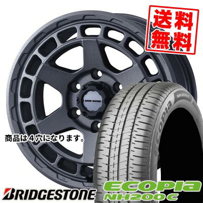 165/70R14 81S ブリヂストン ECOPIA NH200C MUDVANCE X Type S サマータイヤホイール4本セット 【取付対象】