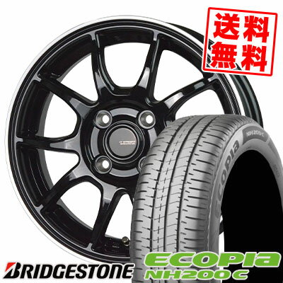 185/60R15 84H BRIDGESTONE ブリヂストン ECOPIA NH200C エコピア NH200C G-SPEED P-06 Gスピード P-06 サマータイヤホイール4本セット