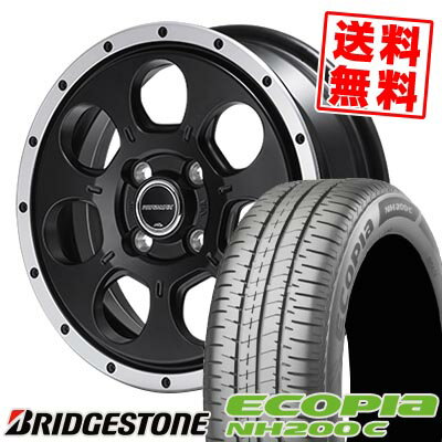165/55R15 75V BRIDGESTONE ブリヂストン ECOPIA NH200C ROADMAX W0-7 ロードマックス W0-7 サマータイヤホイール4本セット 【取付対象】