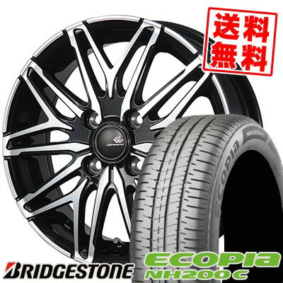 155/65R13 73S BRIDGESTONE ブリヂストン ECOPIA NH200C CEREBRO WA45 セレブロ WA45 サマータイヤホイール4本セット 【取付対象】