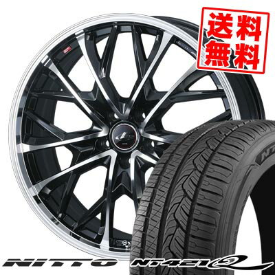 215/60R17 96V ニットー NT421Q LEONIS MV サマータイヤホイール4本セット 【取付対象】