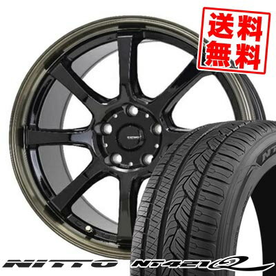 225/60R17 103V ニットー NT421Q G・SPEED P-08 サマータイヤホイール4本セット 【取付対象】