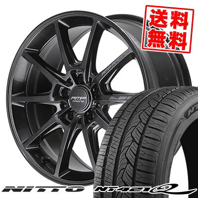 225/55R17 101V XL NITTO ニットー NT421Q RMP RACING R25 Plus RMPレーシング R25プラス サマータイヤホイール4本セット 【取付対象】
