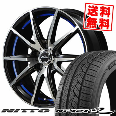 225/65R17 106V XL ニットー NT421Q SCHNEIDER RX-02 サマータイヤホイール4本セット 【取付対象】
