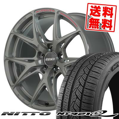 235/60R18 107W XL ニットー NT421Q RAYS VERSUS CRAFT COLLECTION VV21S サマータイヤホイール4本セット 【取付対象】