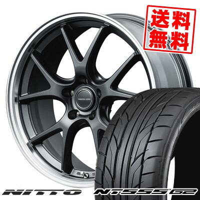 215/40R18 89W XL ニットー NT555 G2 VERTEC ONE EXE5 Vselection サマータイヤホイール4本セット 【取付対象】
