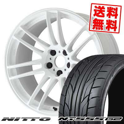 235/35R19 91Y XL ニットー NT555 G2 WORK EMOTION ZR7 サマータイヤホイール4本セット 【取付対象】