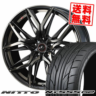 215/40R18 89W XL ニットー NT555 G2 LEONIS LM サマータイヤホイール4本セット 【取付対象】