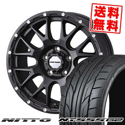 215/40R18 89W XL ニットー NT555 G2 MUDVANCE 08 サマータイヤホイール4本セット 【取付対象】