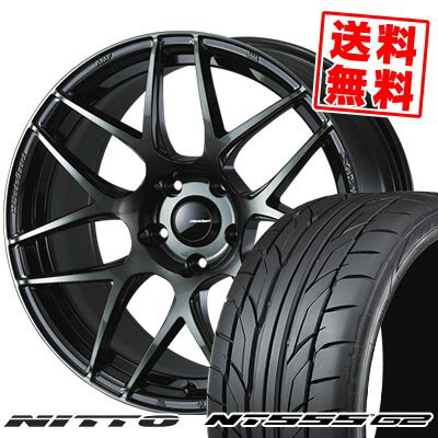 215/40R18 89W XL NITTO ニットー NT555 G2 WedsSport SA-27R ウェッズスポーツ SA-27R サマータイヤホイール4本セット 【取付対象】