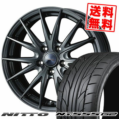 225/35R19 88Y XL ニットー NT555 G2 VELVA SPORT2 サマータイヤホイール4本セット 【取付対象】