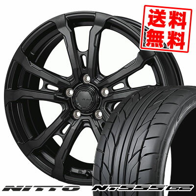 215/40R18 89W XL ニットー NT555 G2 HI-BLOCK VILAS サマータイヤホイール4本セット 【取付対象】