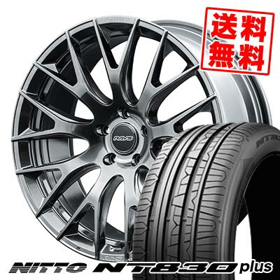 245/35R20 95W ニットー NT830 plus HOMURA 2×9R サマータイヤホイール4本セット 【取付対象】