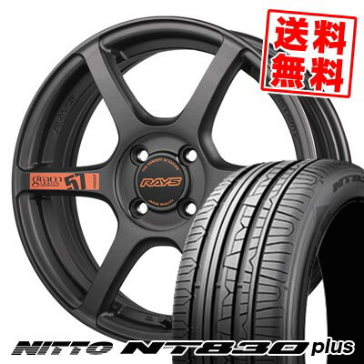 165/45R16 74W ニットー NT830 plus gramLIGHTS 57C6 SPEC D サマータイヤホイール4本セット 【取付対象】