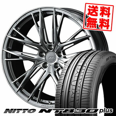 235/35R19 91W ニットー NT830 plus F ZERO FZ-5 サマータイヤホイール4本セット 【取付対象】