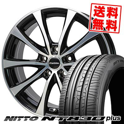 215/50R17 95W NITTO ニットー NT830 plus Laffite LE-07 ラフィット LE-07 サマータイヤホイール4本セット 【取付対象】