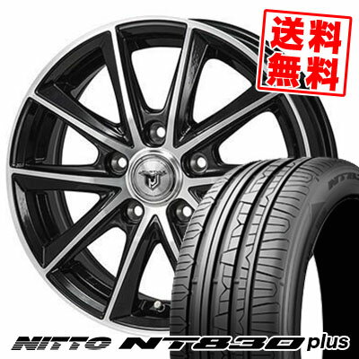 225/40R18 92Y ニットー NT830 plus JP STYLE MJ01 サマータイヤホイール4本セット 【取付対象】