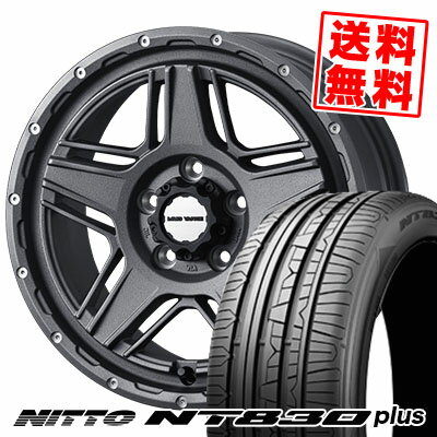 215/45R17 91W ニットー NT830 plus MUDVANCE 07 サマータイヤホイール4本セット 【取付対象】