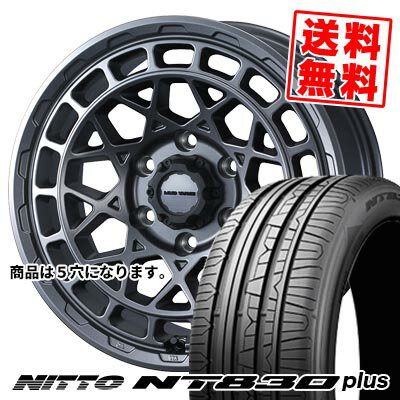 215/45R17 91W ニットー NT830 plus MUDVANCE X Type M サマータイヤホイール4本セット 【取付対象】