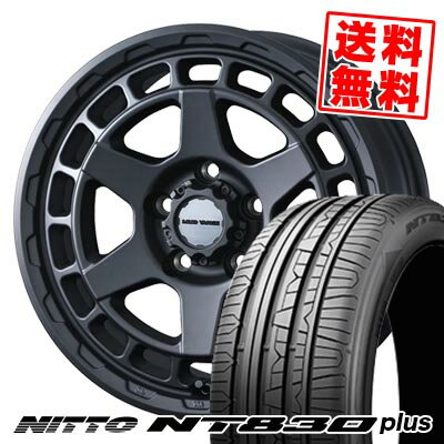 215/45R17 91W ニットー NT830 plus MUDVANCE X Type S サマータイヤホイール4本セット 【取付対象】