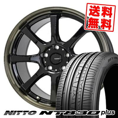 215/45R17 91W ニットー NT830 plus G・SPEED P-08 サマータイヤホイール4本セット 【取付対象】