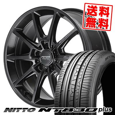 215/45R17 91W NITTO ニットー NT830 plus RMP RACING R25 Plus RMPレーシング R25プラス サマータイヤホイール4本セット 【取付対象】